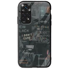 Aesthetic Black Xiaomi Redmi Note 11 / 11s Groove TPU (Tempered Glass και TPU)