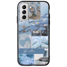 Aesthetic Blue Samsung Galaxy S22 Plus Groove TPU (Tempered Glass και TPU)