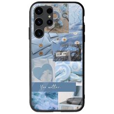 Aesthetic Blue Samsung Galaxy S23 Ultra 5G Groove TPU (Tempered Glass και TPU)