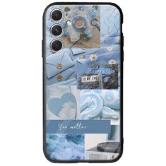 Aesthetic Blue Samsung Galaxy A34 5G Groove TPU (Tempered Glass και TPU)