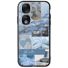 Aesthetic Blue Honor 90 5G Groove TPU (Tempered Glass και TPU)