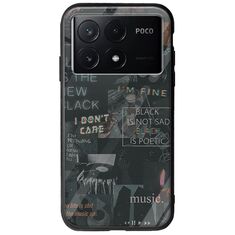 Aesthetic Black Xiaomi Poco X6 Pro 5G Groove TPU (Tempered Glass και TPU)