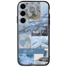 Aesthetic Blue Samsung Galaxy A35 5G Groove TPU (Tempered Glass και TPU)