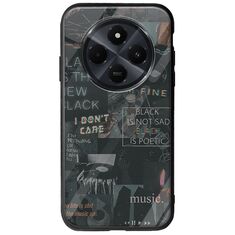 Aesthetic Black Xiaomi Poco C75 4G Groove TPU (Tempered Glass και TPU)