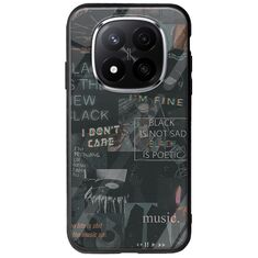 Aesthetic Black Xiaomi Redmi Note 14 Pro 5G Groove TPU (Tempered Glass και TPU)