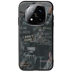 Aesthetic Black Xiaomi Redmi Note 14 Pro+ 5G Groove TPU (Tempered Glass και TPU)