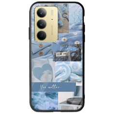 Aesthetic Blue Realme C75 4G Groove TPU (Tempered Glass και TPU)