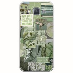 Aesthetic Green Samsung Galaxy A3(2015) Flexible TPU (Διάφανη Σιλικόνη)