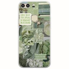 Aesthetic Green Huawei P9 Flexible TPU (Διάφανη Σιλικόνη)
