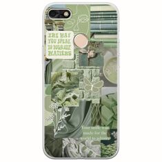 Aesthetic Green Huawei P9 Lite Mini Flexible TPU (Διάφανη Σιλικόνη)