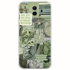 Aesthetic Green Huawei Mate 10 Pro Flexible TPU (Διάφανη Σιλικόνη)