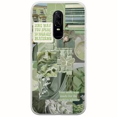 Aesthetic Green OnePlus 6 Flexible TPU (Διάφανη Σιλικόνη)