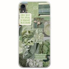 Aesthetic Green iPhone XR Flexible TPU (Διάφανη Σιλικόνη)