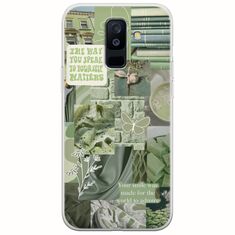 Aesthetic Green Samsung Galaxy A6 Plus 2018 Flexible TPU (Διάφανη Σιλικόνη)