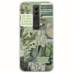 Aesthetic Green Huawei Mate 20 Lite Flexible TPU (Διάφανη Σιλικόνη)