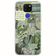 Aesthetic Green Huawei Mate 20 Flexible TPU (Διάφανη Σιλικόνη)