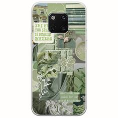 Aesthetic Green Huawei Mate 20 Pro Flexible TPU (Διάφανη Σιλικόνη)