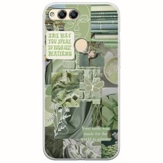 Aesthetic Green Huawei Honor 7X Flexible TPU (Διάφανη Σιλικόνη)