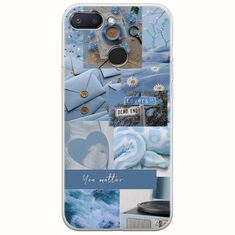 Aesthetic Blue Xiaomi Mi 8 Lite Flexible TPU (Διάφανη Σιλικόνη)