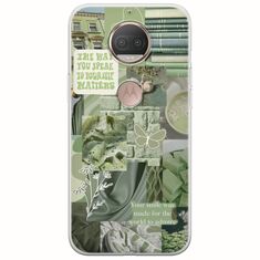Aesthetic Green Motorola Moto G5S Flexible TPU (Διάφανη Σιλικόνη)