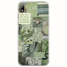 Aesthetic Green Huawei Y5 2019 Flexible TPU (Διάφανη Σιλικόνη)