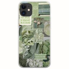 Aesthetic Green iPhone 11 Flexible TPU (Διάφανη Σιλικόνη)