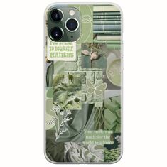Aesthetic Green iPhone 11 Pro Flexible TPU (Διάφανη Σιλικόνη)