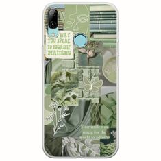Aesthetic Green Huawei Y7 2019 Flexible TPU (Διάφανη Σιλικόνη)