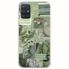 Aesthetic Green Samsung Galaxy A51 Flexible TPU (Διάφανη Σιλικόνη)