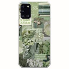 Aesthetic Green Samsung Galaxy A31 Flexible TPU (Διάφανη Σιλικόνη)