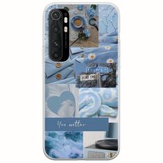 Aesthetic Blue Xiaomi Mi Note 10 Lite Flexible TPU (Διάφανη Σιλικόνη)