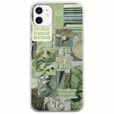 Aesthetic Green iPhone 12 mini Flexible TPU (Διάφανη Σιλικόνη)