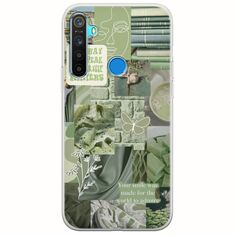 Aesthetic Green Realme 5/5i/5s Flexible TPU (Διάφανη Σιλικόνη)