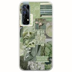 Aesthetic Green Realme 7 Flexible TPU (Διάφανη Σιλικόνη)