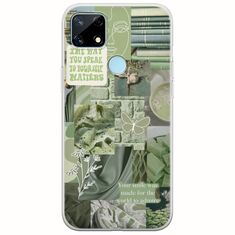 Aesthetic Green Realme 7i Flexible TPU (Διάφανη Σιλικόνη)