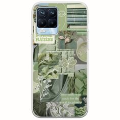 Aesthetic Green Realme 8 / 8 Pro Flexible TPU (Διάφανη Σιλικόνη)