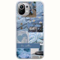 Aesthetic Blue Xiaomi Mi 11 Lite / 11 Lite NE / 5G Flexible TPU (Διάφανη Σιλικόνη)