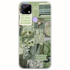 Aesthetic Green Realme C21 Flexible TPU (Διάφανη Σιλικόνη)