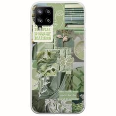 Aesthetic Green Samsung Galaxy A22 4G Flexible TPU (Διάφανη Σιλικόνη)