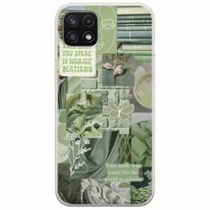 Aesthetic Green Samsung Galaxy A22 5G Flexible TPU (Διάφανη Σιλικόνη)