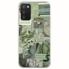 Aesthetic Green Samsung Galaxy A02s Flexible TPU (Διάφανη Σιλικόνη)