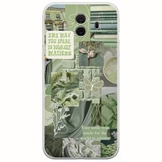Aesthetic Green Huawei Mate 10 Flexible TPU (Διάφανη Σιλικόνη)