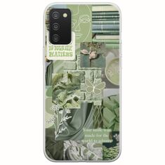 Aesthetic Green Samsung Galaxy A03s Flexible TPU (Διάφανη Σιλικόνη)