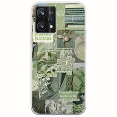 Aesthetic Green Realme 9 Pro Plus Flexible TPU (Διάφανη Σιλικόνη)