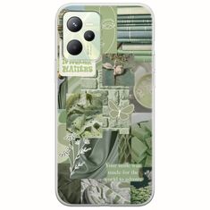 Aesthetic Green Realme C35 Flexible TPU (Διάφανη Σιλικόνη)