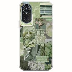 Aesthetic Green Huawei Nova 9 SE Flexible TPU (Διάφανη Σιλικόνη)