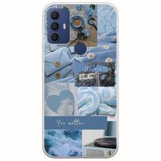 Aesthetic Blue TCL 305 / 306 / 30E / 30SE Flexible TPU (Διάφανη Σιλικόνη)