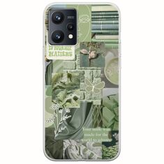 Aesthetic Green Realme 9 4G Flexible TPU (Διάφανη Σιλικόνη)