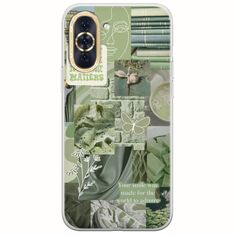 Aesthetic Green Huawei Nova 10 Flexible TPU (Διάφανη Σιλικόνη)