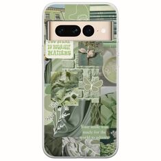 Aesthetic Green Google Pixel 7 Pro 5G Flexible TPU (Διάφανη Σιλικόνη)